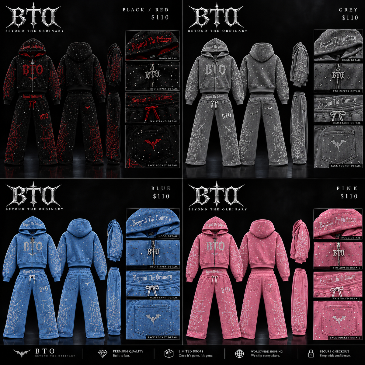 Beyond the Ordinary Zip-Up Set